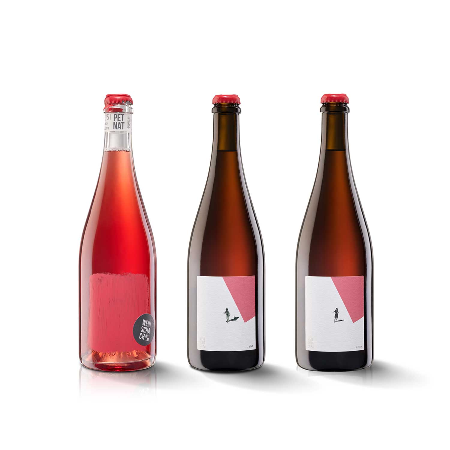 Pet Nat Rosé 3er Kollektion Flaschenfoto