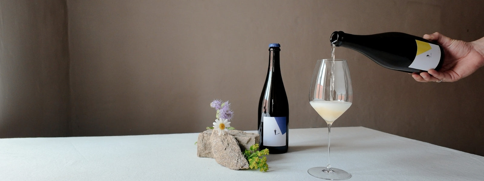 WeinSchach Sekt Glas schäumt